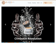 Tablet Screenshot of climbskin.com
